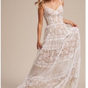 Tadashi Shoji - Lace V-Neck A-Line Dress 🌿